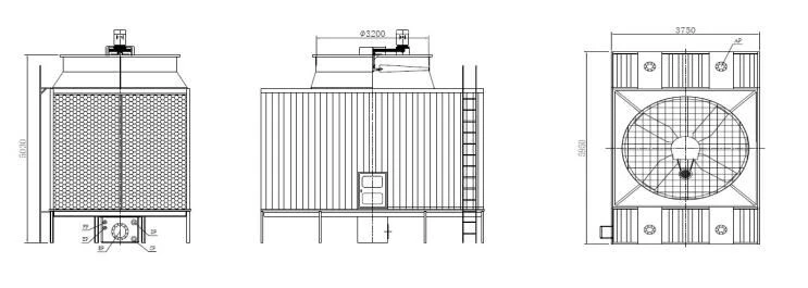 500T cooling tower