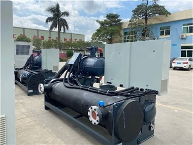 산업 공정 액체 냉각 냉각기 450 KW 130 톤